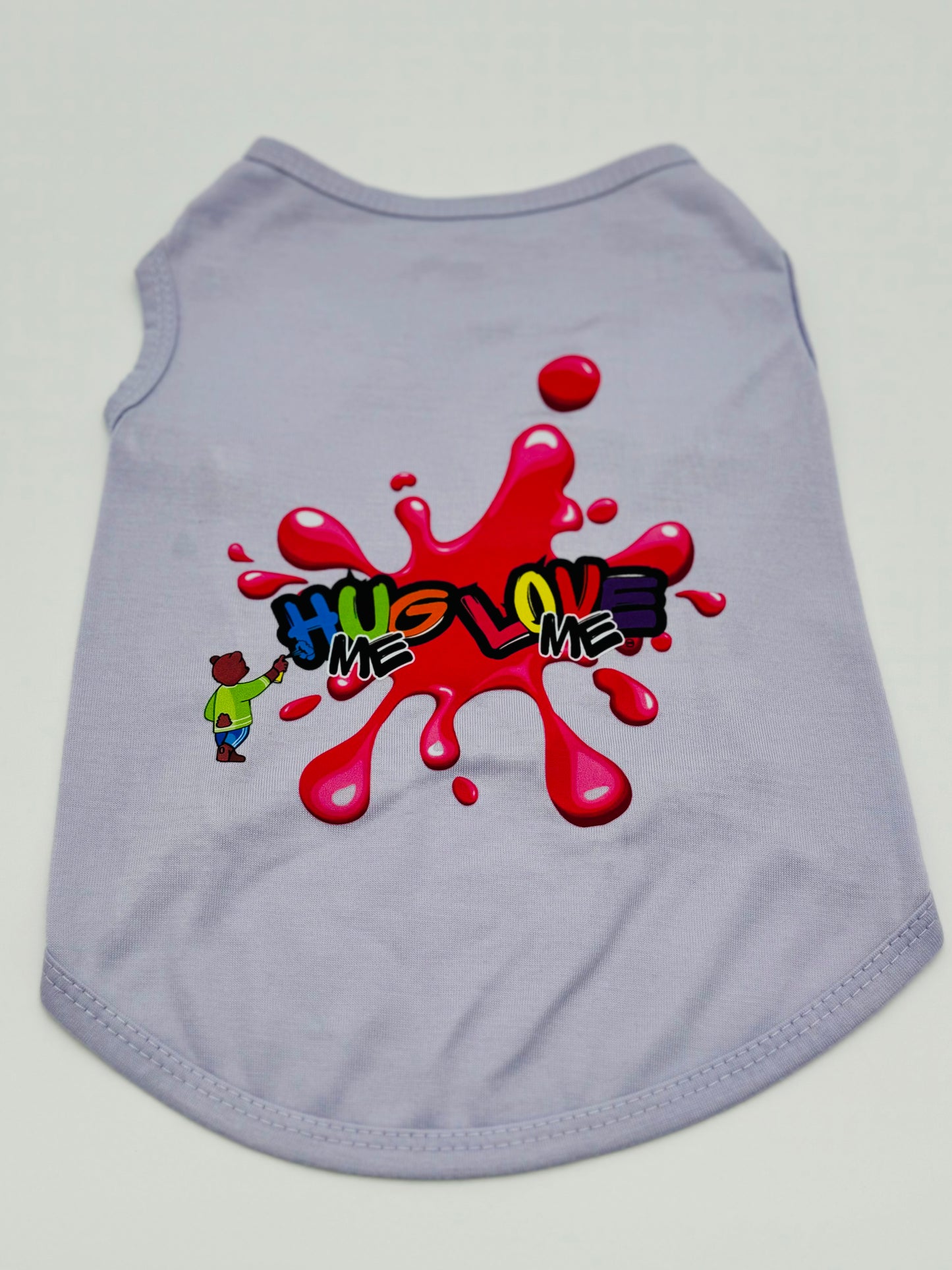 Hug me Love me Purple Dog/Cat T-Shirt