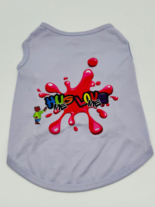 Hug me Love me Purple Dog/Cat T-Shirt
