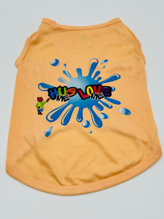 Hug me Love me Orange Dog/Cat T-Shirt