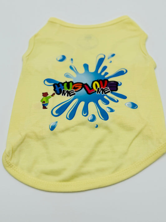 Hug me Love me Yellow Dog/Cat T-Shirt