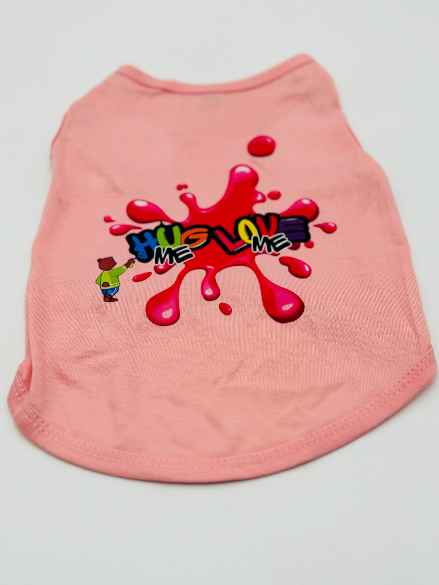 Hug me Love me Pink Dog/Cat T-Shirt
