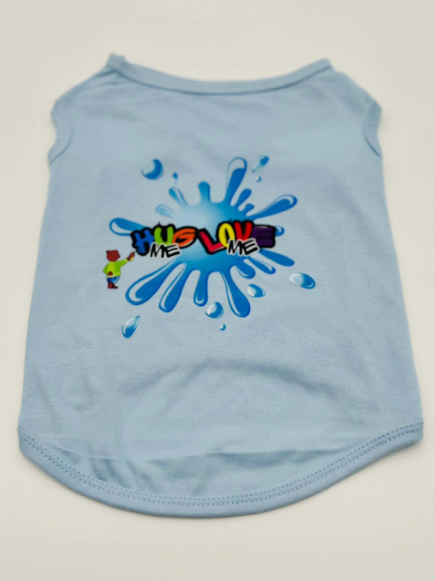 Hug me Love me Blue Dog/Cat T-Shirt